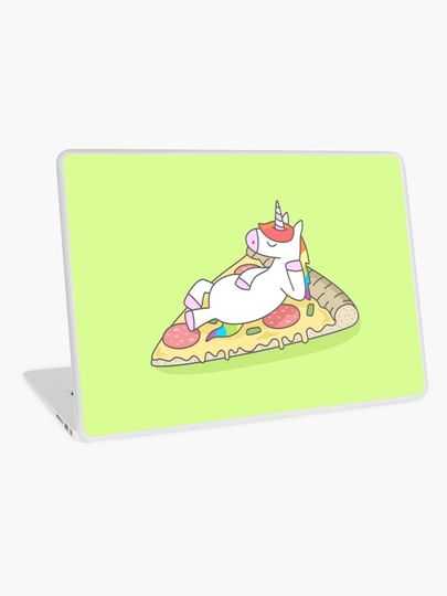 Discover Unicorn Pizza | Laptop Skin