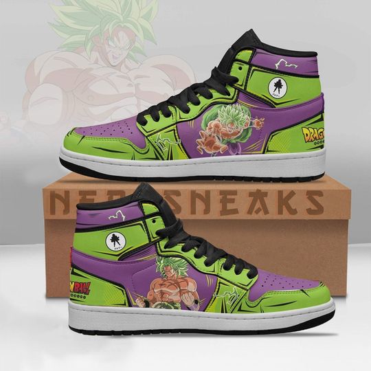Discover Broly Shoes Custom Anime Boot Sneakers Basketball Shoes