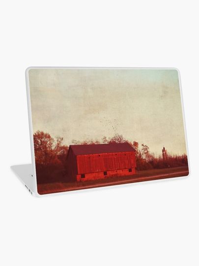Discover old red barn | Laptop Skin