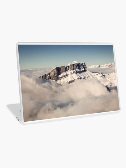Discover Snow Covered French Mountain Landscape | Laptop Skin
