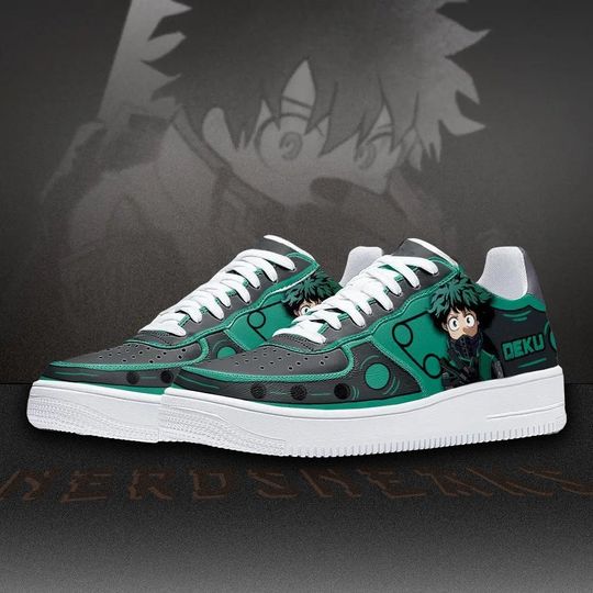 Discover Musketeer Deku Shoes Custom Sneakers Low Tops for Anime Fans