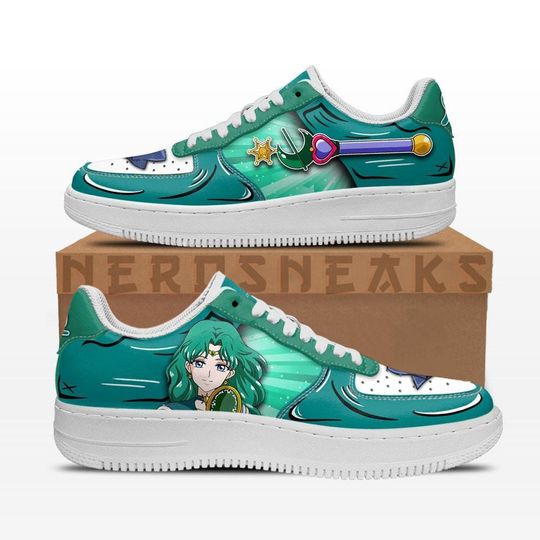 Discover Sailor Neptune Shoes Custom Anime Sailor Sneakers Low Tops for Anime Fans