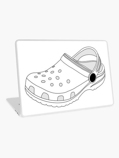 Discover Keepin it Cretaceous - Black & White | Laptop Skin
