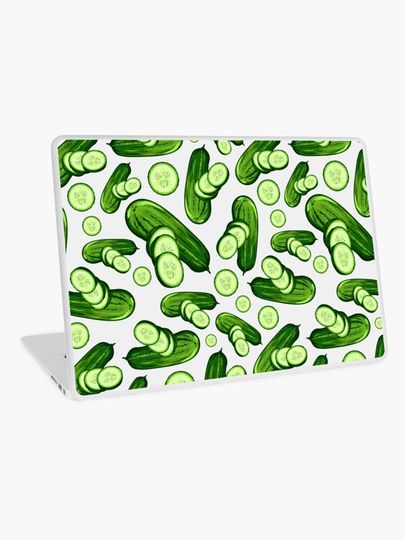 Discover Veggiephile - Cucumbers | Laptop Skin
