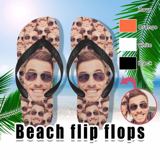 Discover Custom flip flops,Married Wedding Date and name Customfor men and women