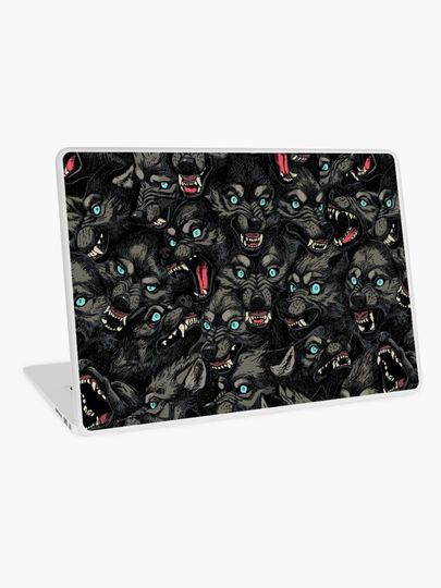 Discover Wolf Pack Pattern | Laptop Skin
