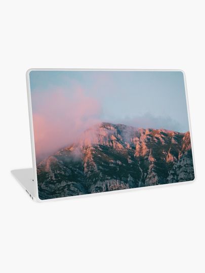 Discover Mountains in the background VI | Laptop Skin