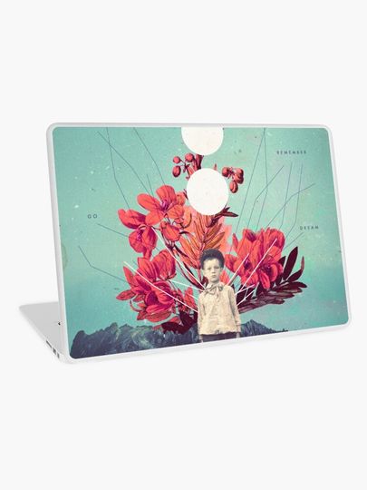 Discover Standing at the Threshold of Time | Laptop Skin