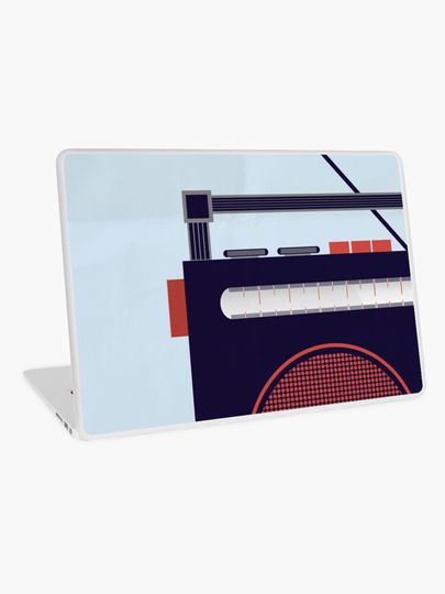 Discover Funky Little Radio | Laptop Skin