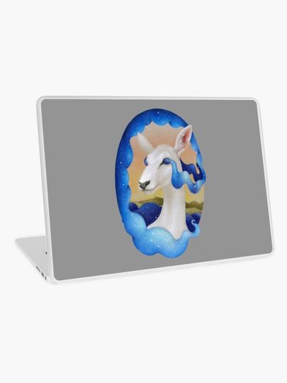Discover White Deer - Spirit of the Woods | Laptop Skin