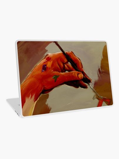 Discover Hand Painted Painted Hand Painting Traditional Painting  | Laptop Skin