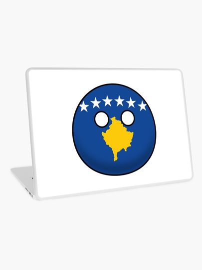 Discover Kosovo Countryball | Laptop Skin
