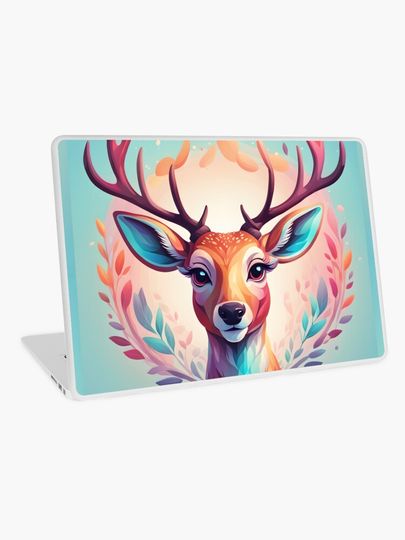 Discover the deer design to vibrant color | Laptop Skin