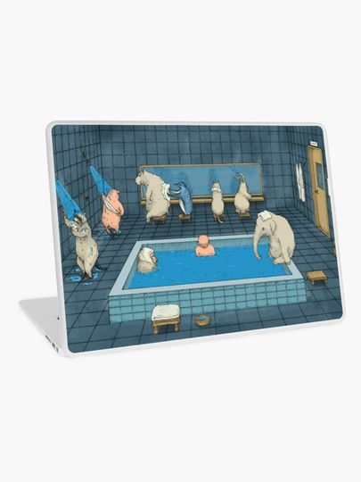 Discover The Bathers | Laptop Skin
