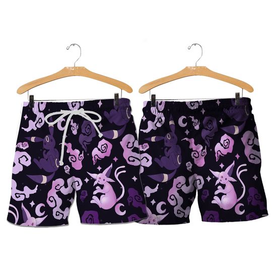 Discover Espeon Umbreon Hawaiian Shorts