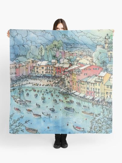 Discover Portofino, Italy | Scarf