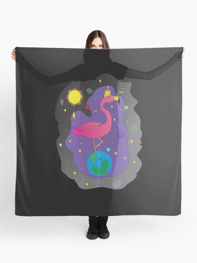 Discover Flamingo king | Scarf