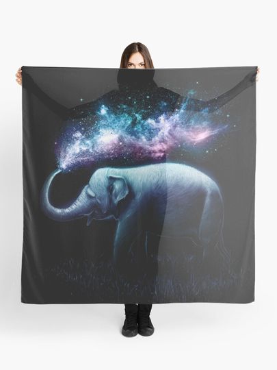 Discover Elephant Splash | Scarf
