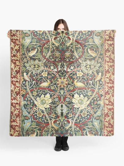 Discover William Morris Bullerswood Antique Rug Print | Scarf