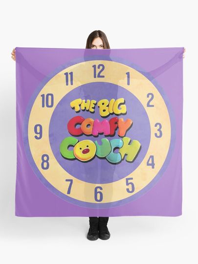 Discover The Big Comfy Couch Clock | Scarf