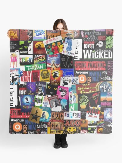 Discover Musicals Collage II Original | Scarf