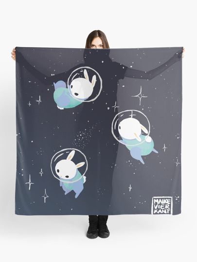 Discover Space Bunnies | Scarf