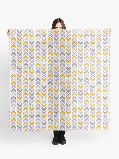 Discover Patterned Arrowhead Chevron | Scarf