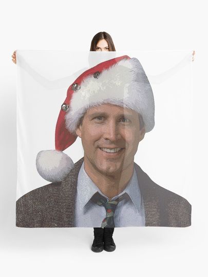 Discover Clark Griswold National Lampoon&apos;s 1989 Christmas Vacation movie santa hat | Scarf