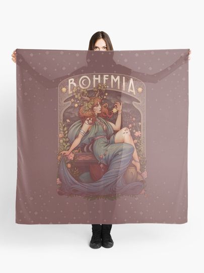 Discover Art Nouveau BOHEMIA | Scarf