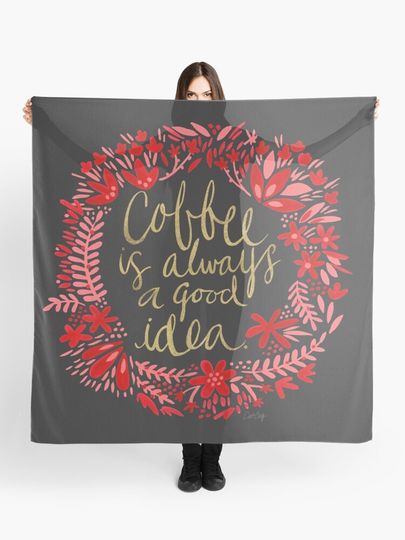 Discover Coffee on Charcoal | Scarf
