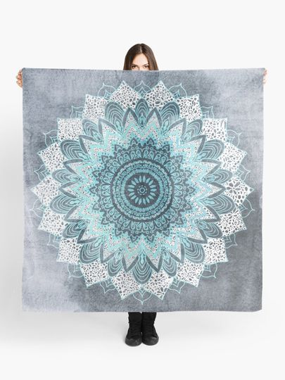 Discover BOHOCHIC MANDALA IN BLUE | Scarf