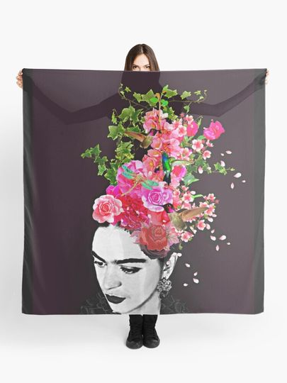 Discover Frida with Hummingbird and Dragonfly | Scarf