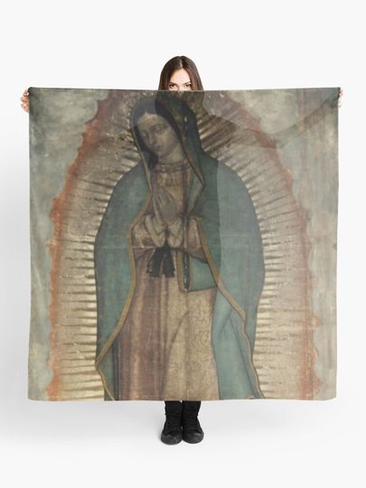 Discover Original image of Our Lady of Guadalupe | Scarf