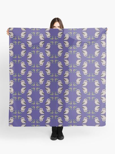 Discover Blue Kookaburra | Scarf