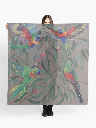 Discover Birds from Paradise. Rosellas | Scarf