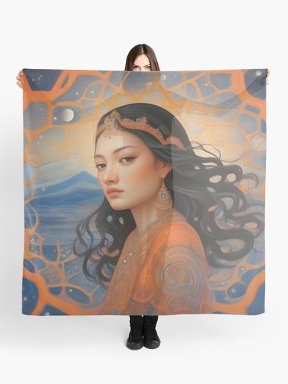 Discover Girl Portrait Ethereal World Surreal | Scarf