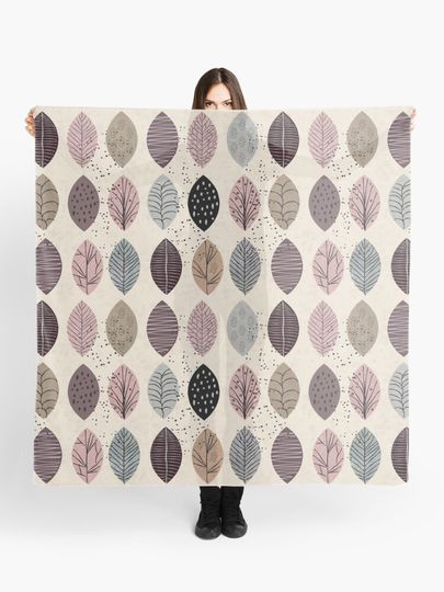 Discover Nature Inspired Leaves  | Scarf