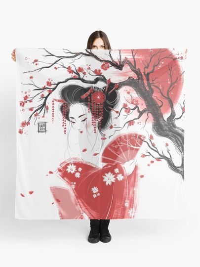 Discover Red Geisha | Scarf
