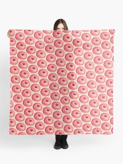 Discover Strawberry Donut Pattern | Scarf