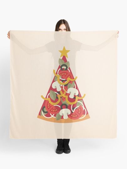 Discover Pizza on Earth - Vegetarian Version | Scarf