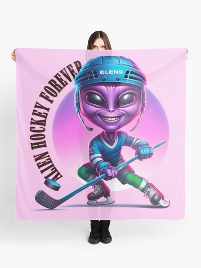 Discover Alien Hockey Forever | Scarf