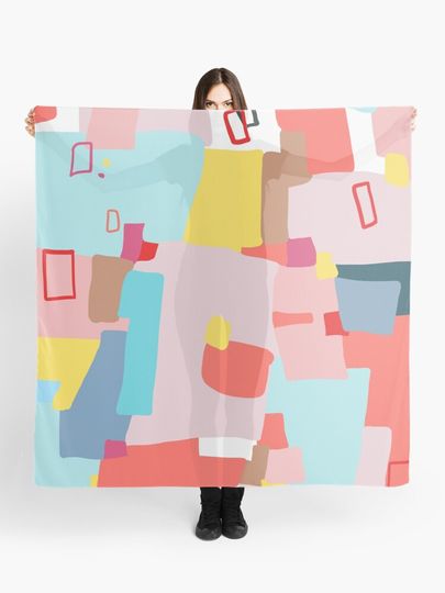 Discover Windows of Possibility #abstractart #painting | Scarf