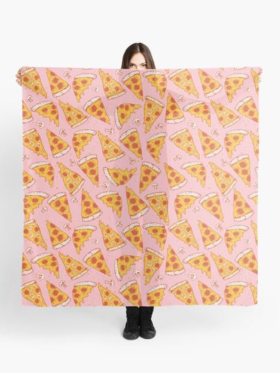 Discover Pizza Night - Pink | Scarf