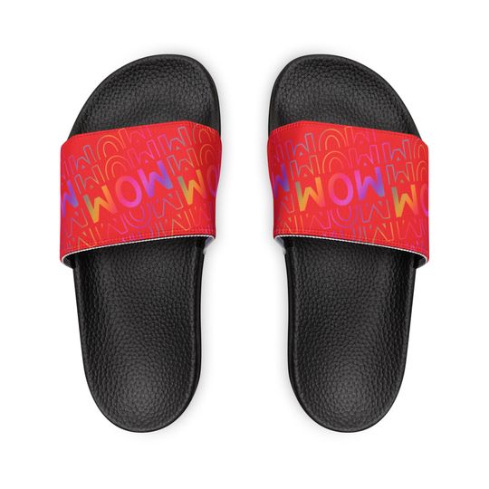 Discover Mothers Day Custom gift Slides Red