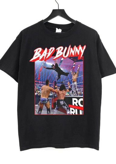 Discover Bad Bunny Shirt, Bad Bunny Royal Rumble Splash T-Shirt