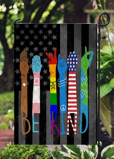 Discover Flag Be Kind Flag, House Flag, Garden Flag
