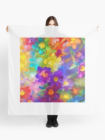 Discover Field of flowers | Scarf