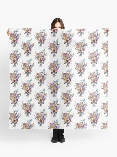 Discover  Flower Bouquet Shirt | Scarf