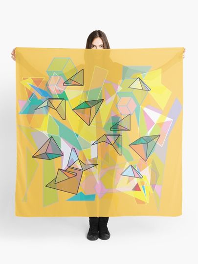 Discover SHAPES IN ORANGE | Scarf