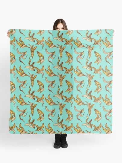 Discover Careful where you step - Banana Peels Pattern  | Scarf